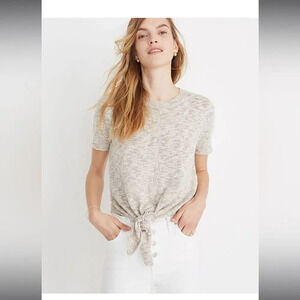 Madewell Knot Front Sweater Tee